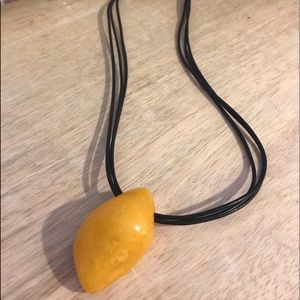 Yellow Rock Necklace